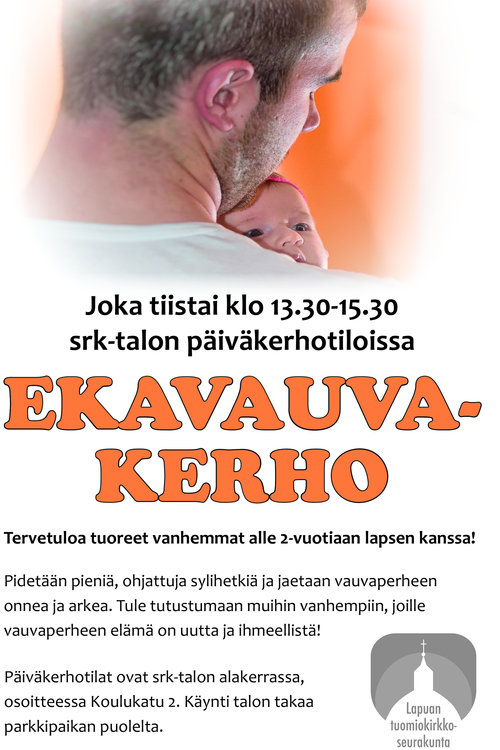 Ekavauvakerho joka tiistai srk-talolla
