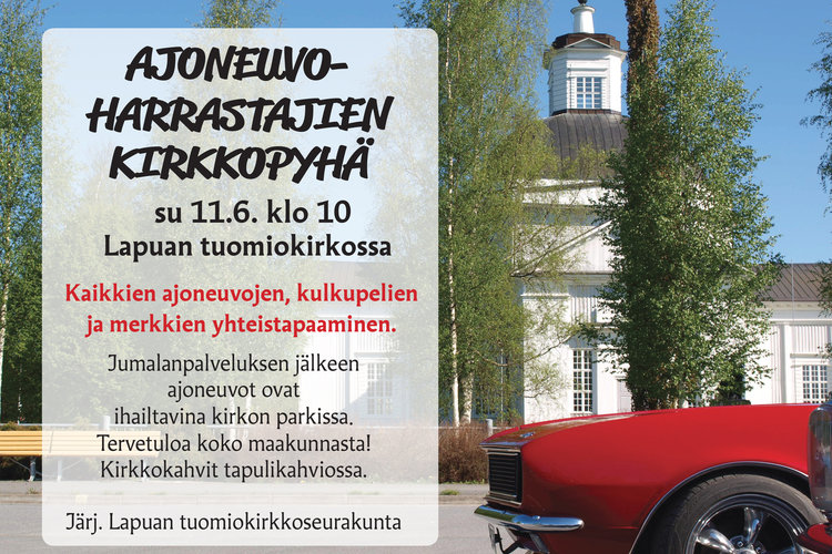Ajoneuvoharrastajien kirkkopyhä Ajoneuvoharrastajien kirkkopyhä
