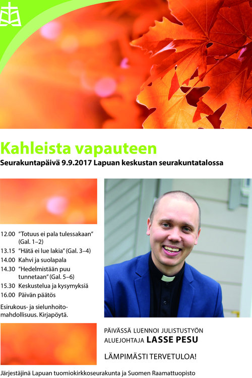 Kahleista vapauteen -seurakuntapäivä Kahleista vapauteen -seurakuntapäivä