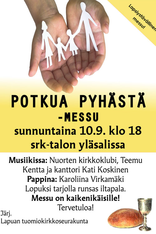 Potkua pyhästä -messusta voimaa arkeen Potkua pyhästä -messusta voimaa arkeen