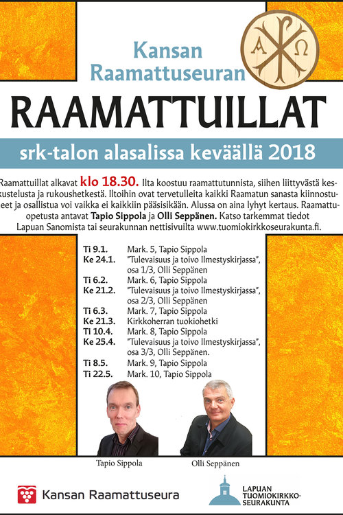 Raamattuilta seurakuntatalolla Raamattuilta seurakuntatalolla