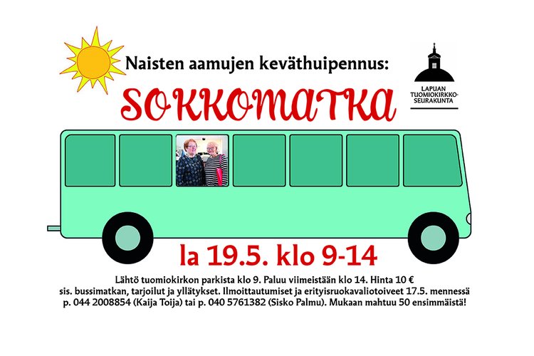 Naisten aamujen kevät huipentuu sokkomatkaan Naisten aamujen kevät huipentuu sokkomatkaan