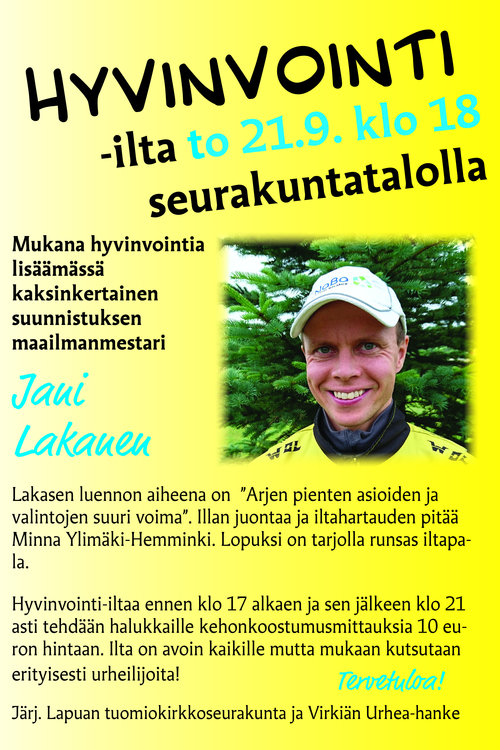 Hyvinvointi-ilta Hyvinvointi-ilta