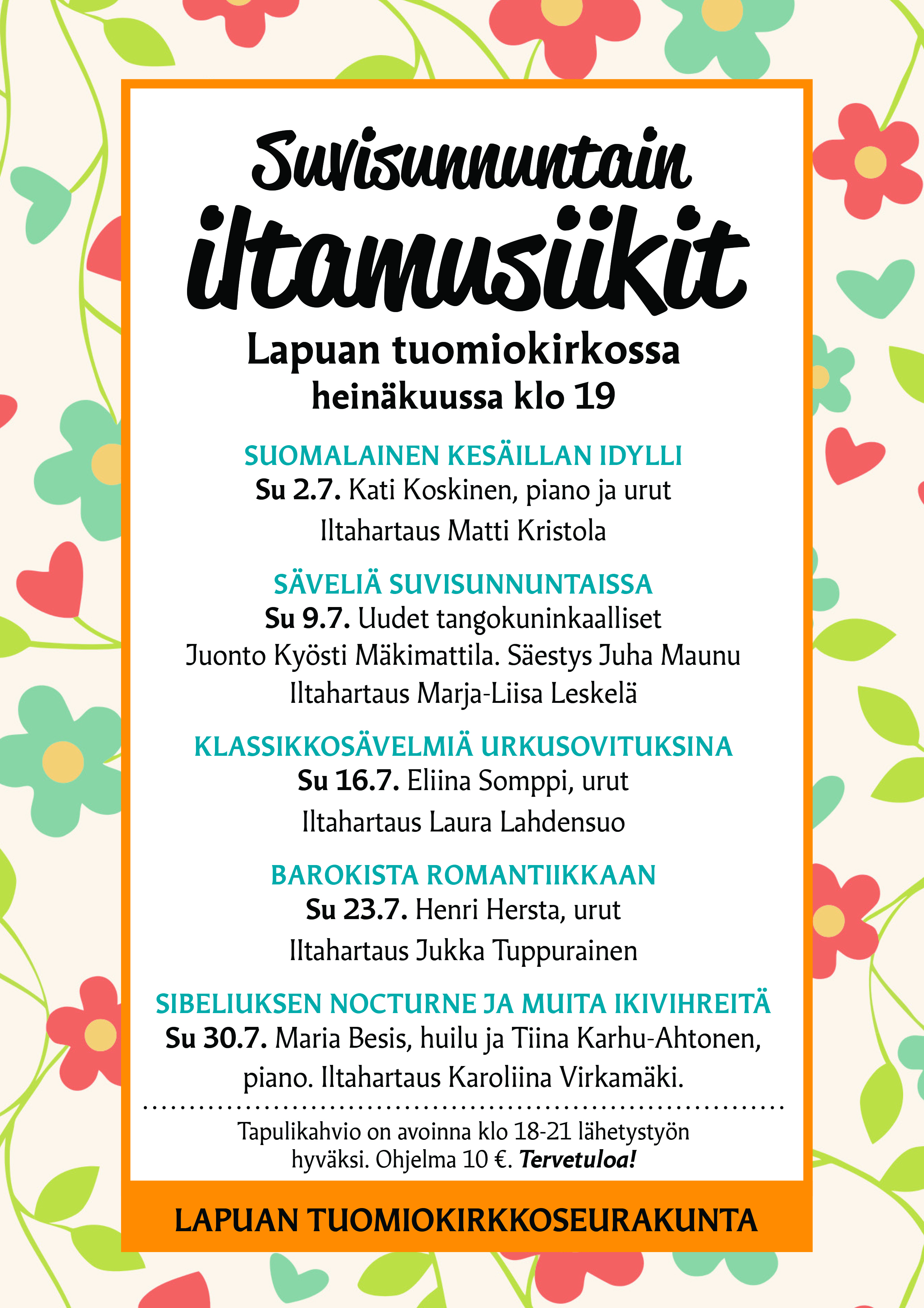 Iltamusiikit tuomiokirkossa
