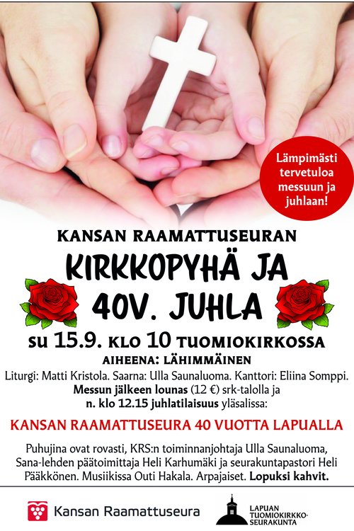 Kansan Raamattuseuran 40-vuotisjuhla Kansan Raamattuseuran 40-vuotisjuhla