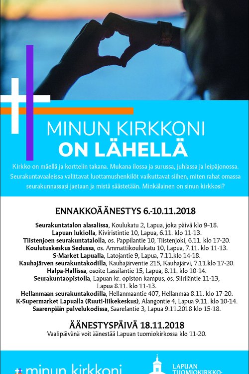 Äänestä seurakuntavaaleissa! Äänestä seurakuntavaaleissa!