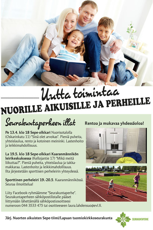 Seurakuntaperheen ilta Seurakuntaperheen ilta