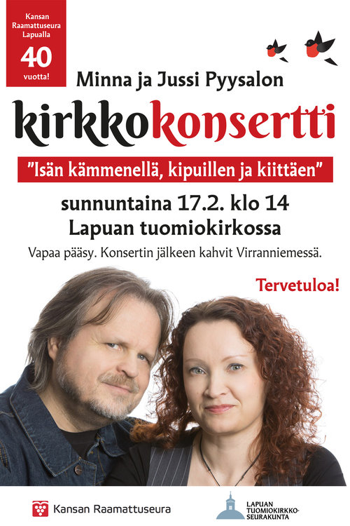 Minna ja Jussi Pyysalon konsertti Minna ja Jussi Pyysalon konsertti