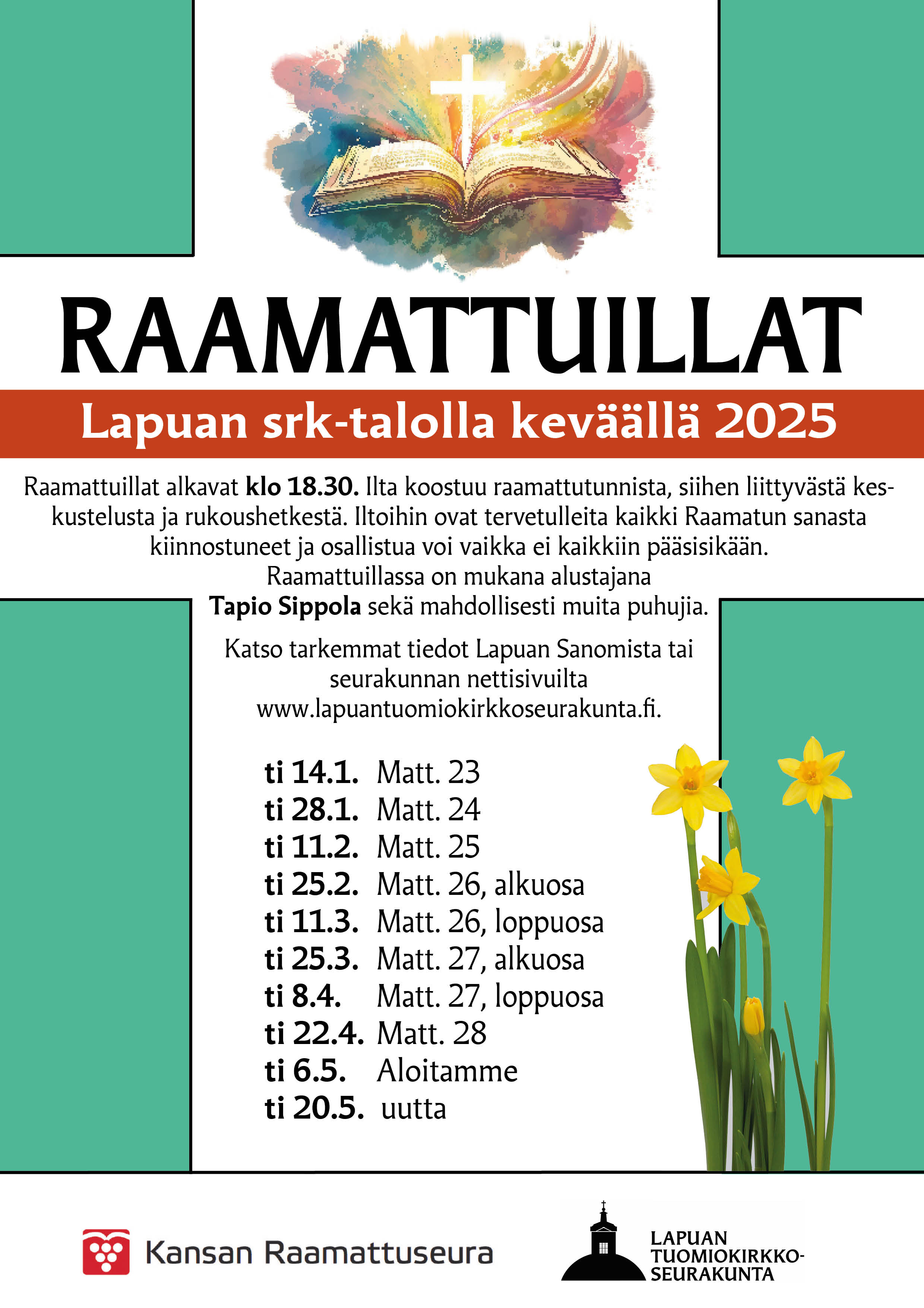 Kansan Raamattuseuran raamattuilta Raamattuilta