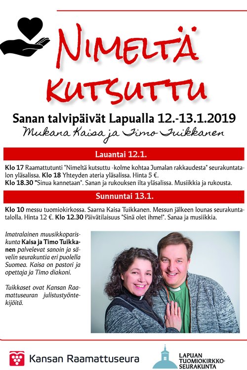 Sanan talvipäivät 12.-13.1. Sanan talvipäivät 12.-13.1.