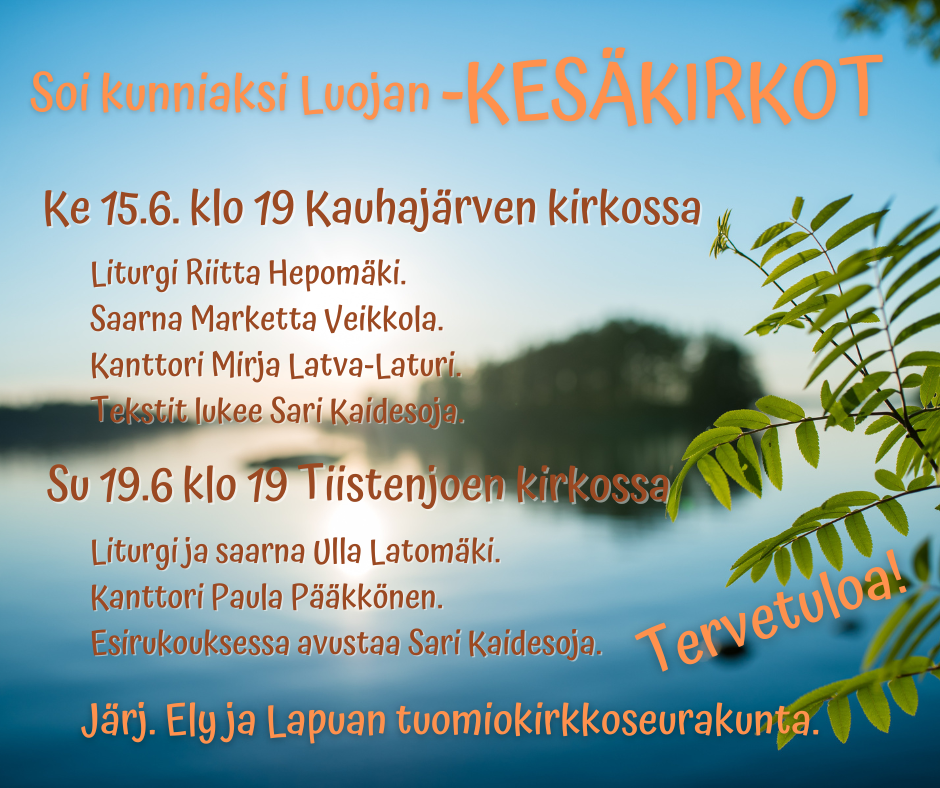 Kesäkirkko Tiistenjoen kirkossa