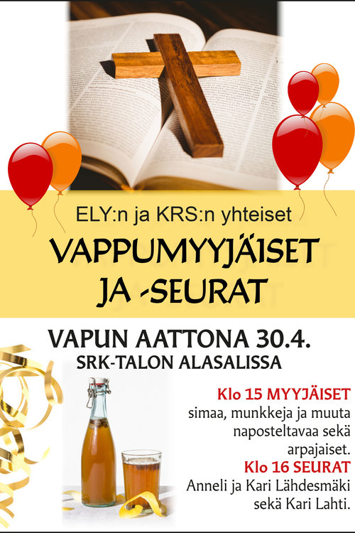 Vappumyyjäiset ja seurat Vappumyyjäiset ja seurat