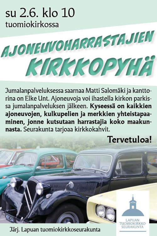 Ajoneuvoharrastajien kirkkopyhä Ajoneuvoharrastajien kirkkopyhä