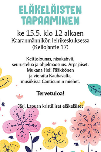 Eläkeläisten tapaaminen Eläkeläisten tapaaminen