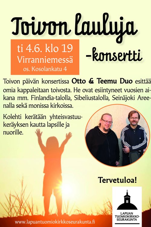 Toivon lauluja -konsertti Toivon lauluja -konsertti