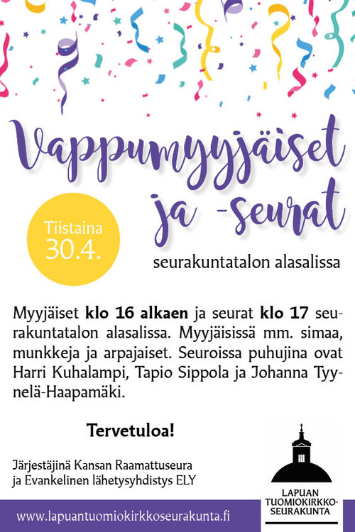 Vappumyyjäiset ja seurat Vappumyyjäiset ja seurat